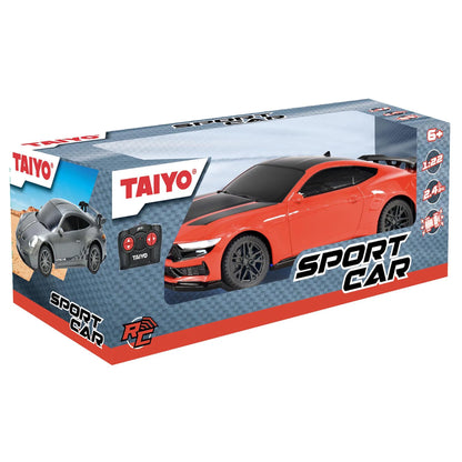 : Ford Mustang GTD Dark Horse RC - Red - 1:22 Scale Car, 2.4Ghz Remote Controlled Vehicle, Controller, Battery Operated Sports Car, Licensed